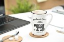 Porcelanowy kubek retro - milk cow