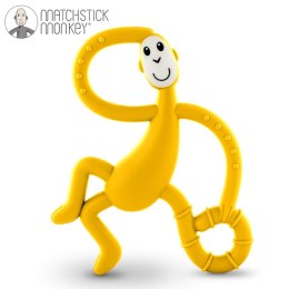 Matchstick Monkey Dancing Yellow Terapeutyczny Gryzak Masujący ze Szczoteczką