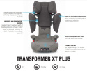 Transformer XT Plus IsoFix Concord 15-36 kg fotelik samochodowy Grupa II / III 3-12 lat - Moonshine Grey