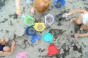 Składane wiaderko do wody i piasku Scrunch Bucket - Niebieski