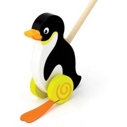 Viga Toys Drewniany Pchacz Pingwin