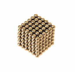 Neocube klocki magnetyczne kulki 5mm złote 216el.