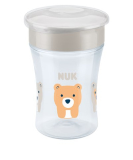 NUK EVOLUTION Magic Cup Kubek niekapek 8m+ 230ml - SZARY