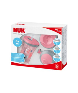 NUK Zestaw EVOLUTION 3w1 230ml - RÓŻOWY