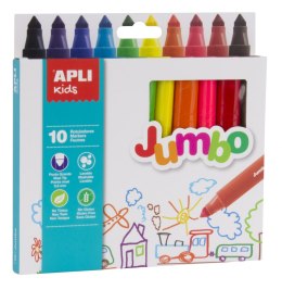 Flamastry Jumbo Apli Kids - 10 kolorów
