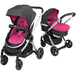 Chicco URBAN 3w1 wózek głeboko-spacerowy + fotelik Auto Fix Fast 0-13kg + Łóżeczko GOOD NIGHT Gratis