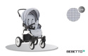 RAINBOW Bebetto wózek spacerowy - pompowane kółka