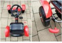 Gokart na Pedały Pompowane Koła GM18 Czerwony