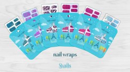 Naklejany lakier Nail Wraps Snails - Red Carpet