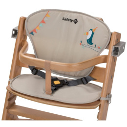 TIMBA Safety 1st Highchair Natural Wood/Happy Day - Krzeselko z wkładką
