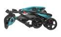 EMMA PLUS Lionelo wózek spacerowy 8,5kg - Vivid Turquoise