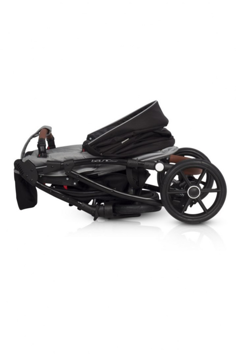 BASIC PLUS Riko 3w1 wózek głęboko-spacerowy + Fotelik Carlo 0m+ kolor Anthracite