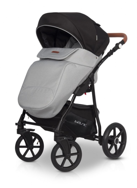 BASIC PLUS Riko 3w1 wózek głęboko-spacerowy + Fotelik Carlo 0m+ kolor Grey Fox