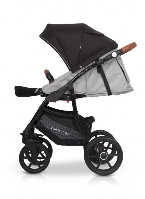 BASIC PLUS Riko 3w1 wózek głęboko-spacerowy + Fotelik Carlo 0m+ kolor Grey Fox