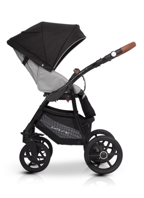 BASIC PLUS Riko 3w1 wózek głęboko-spacerowy + Fotelik Carlo 0m+ kolor Grey Fox