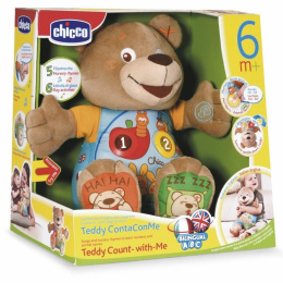 Chicco Mówiący Miś Teddy licz ze mną uczniaczek 60014 Pol. / Ang.