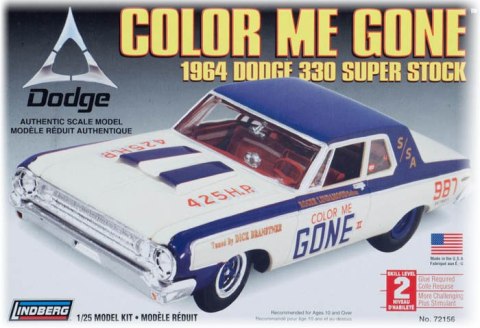 Model Plastikowy Do Sklejania AMT (USA) - 1964 Dodge color me gone