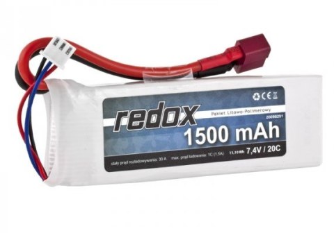 Redox 1500 mAh 7,4V 20C - Pakiet LiPo