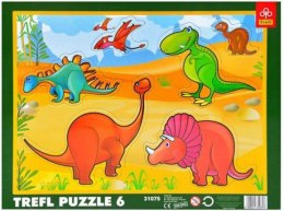 Trefl Puzzle Wyciskane Dinozaury
