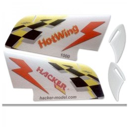 Hotwing 1000 ARF Yellow - Latające skrzydło Hacker Model