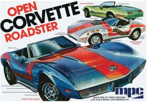 Model plastikowy - Samochód 1975 Chevy Corvette Convertible - MPC