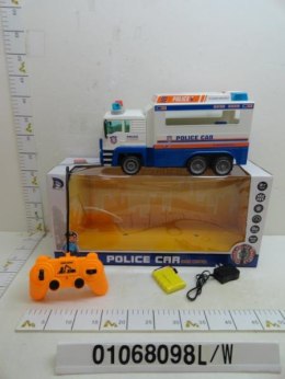 Ciężarówka policyjna na radio DROMADER