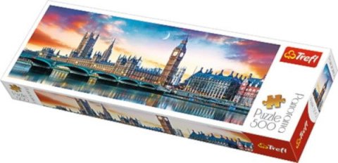 Puzzle 500el Panorama Big Ben i Pałac Westminsterski Londyn 29507 TREFL p16