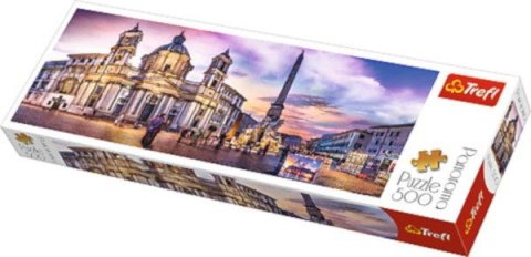 Puzzle 500el Panorama Piazza Navona Rzym 29501 TREFL p16