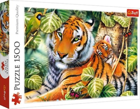 Puzzle 1500el Dwa tygrysy 26159 Trefl p6