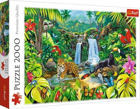 Puzzle 2000el Las Tropikalny 27104 Trefl p6