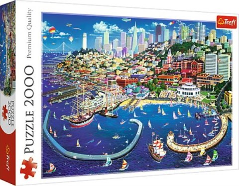 Puzzle 2000el Zatoka San Francisco 27107 Trefl