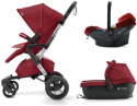 Wózek wielofunkcyjny Neo 3w1 Travel Set Concord (tomato red)