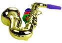 Zabawkowy Saksofon instrument w kolorze złotym