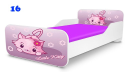 NOBIKO Łóżko SMALL KWADRA 180x80 Hello Kitty