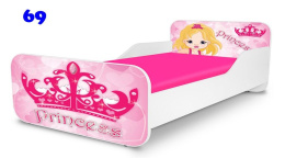 NOBIKO Łóżko SMALL KWADRA 180x80 Hello Kitty