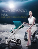 I-STOP ibebe Limited IS9 wózek spacerowy z elektronicznym systemem hamowania - czerwony