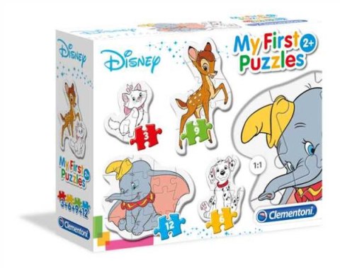 Clementoni Moje Pierwsze Puzzle 3-6-9-12 Disney 20806