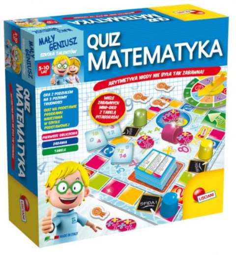 Mały Geniusz Quiz - Matematyka 54381 LISCIANI