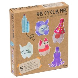 Zestaw kreatywny - świnka - re-cycle-me - 5 zabawek RE-CYCLE-ME