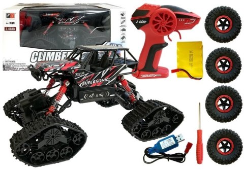 Auto Zdalnie Sterowane Terenowe R/C Czarny 4x4