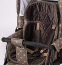 APUS Monogram 2w1 Dada Prams wózek dziecięcy - Monogram Dark Beige