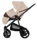 APUS Monogram 2w1 Dada Prams wózek dziecięcy - Monogram Light Beige