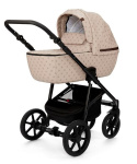 APUS Monogram 2w1 Dada Prams wózek dziecięcy - Monogram Light Beige