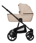 APUS Monogram 2w1 Dada Prams wózek dziecięcy - Monogram Light Beige