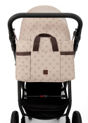 APUS Monogram 2w1 Dada Prams wózek dziecięcy - Monogram Light Beige