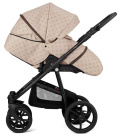 APUS Monogram 2w1 Dada Prams wózek dziecięcy - Monogram Light Beige