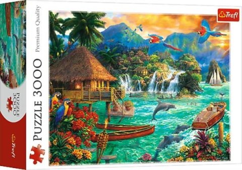 Puzzle 3000el Życie na wyspie 33072 TREFL p4