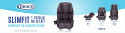 GRACO SLIMFIT LX ISOFIX Fotelik samochodowy 0-36 kg Grupa 0+/1/2/3 - 429517 MIDNIGHT BLACK