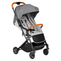 MAVERO Kidwell Lekki wózek spacerowy 6,4 kg - CZARNY/BRĄZ