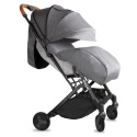 MAVERO Kidwell Lekki wózek spacerowy 6,4 kg - CZARNY/BRĄZ